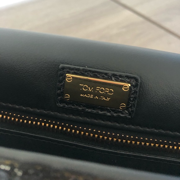 SOLD! Tom Ford Natalia Medium Python Leather Bag - Picture 14 of 16